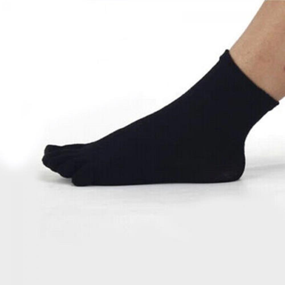 5 Finger Socks for Men - Black