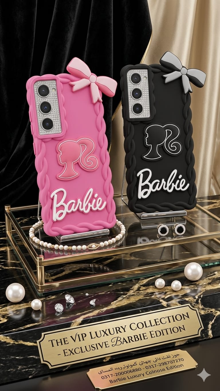 Realmi C65 Cove r -3 Design 5 Colour, Barbee Doll  & coffee bits and LOVE Bits - Cute 3D Cartoon Soft Silicon Helix Soft Borders Camera Protection Case