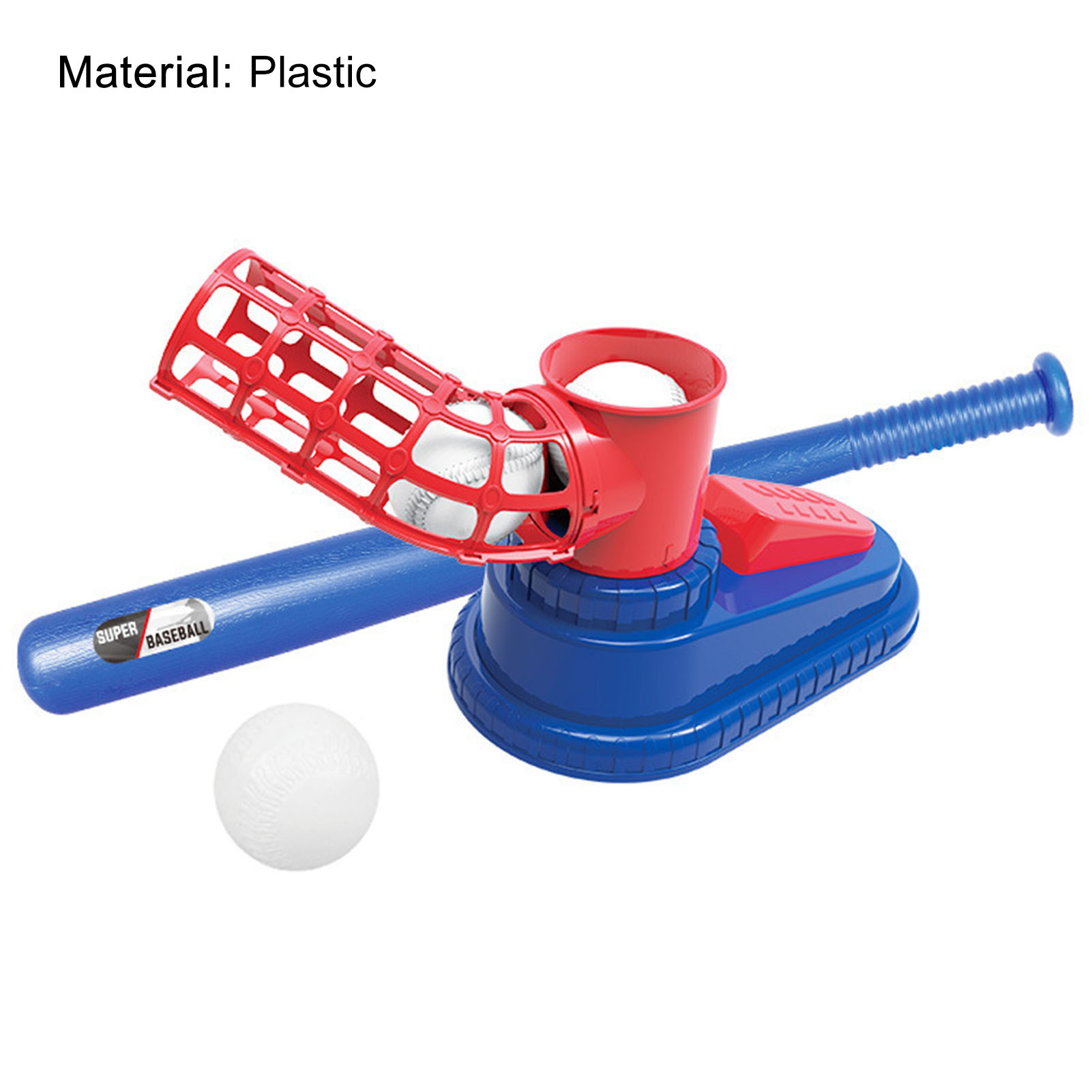 Baseball Launcher Toy Eye-Catching Training Practice Automatic Baseball Machine