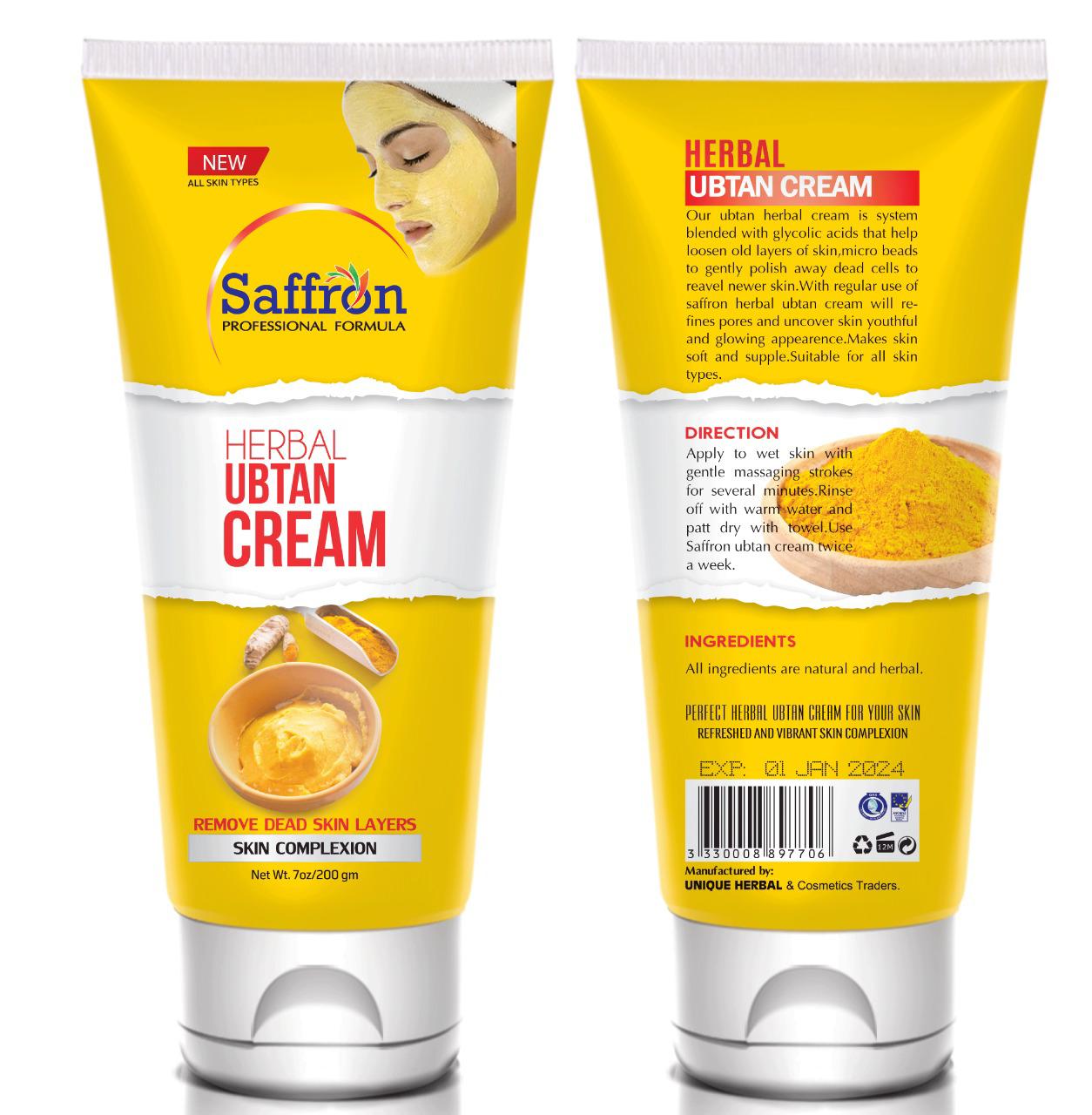 saffron herbal cream