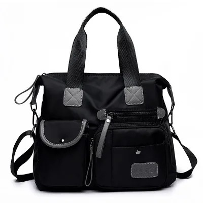 Nylon Handbag For Women Large Capacity Waterproof Shoulder Crossbody Messenger Bag Durable Travel Bag
