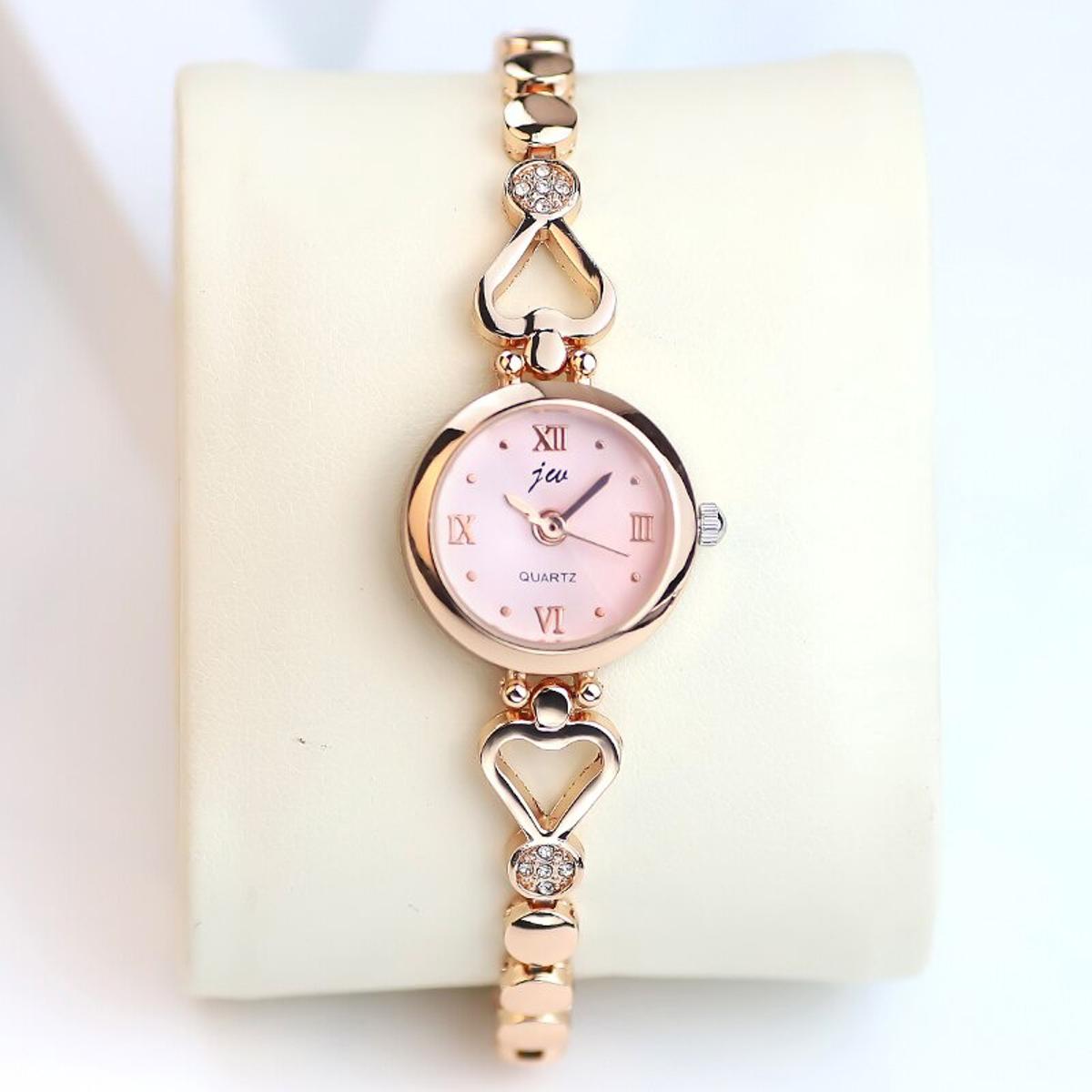Luxury Women Wristwatch Waterproof Stainless Steel Diamond-set Dial Elegant Ladies Quartz Watch Bracelet Watch for Girls