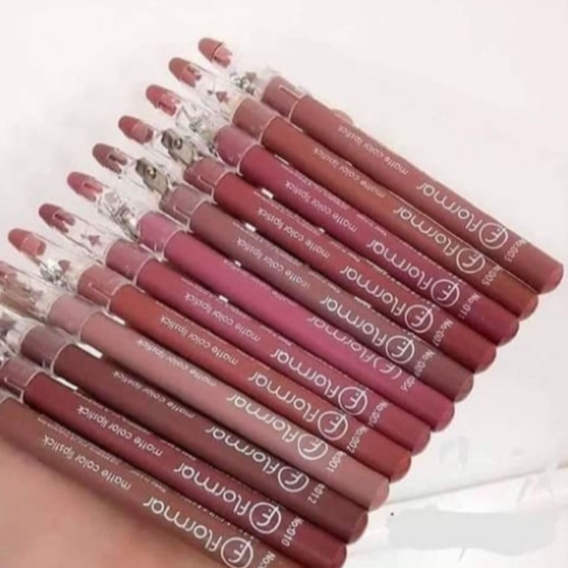 6/9/12  Pcs/Set  Matte Color Lipstick Pencils ,Light  Shades Lip pencils / lipliner Pencils