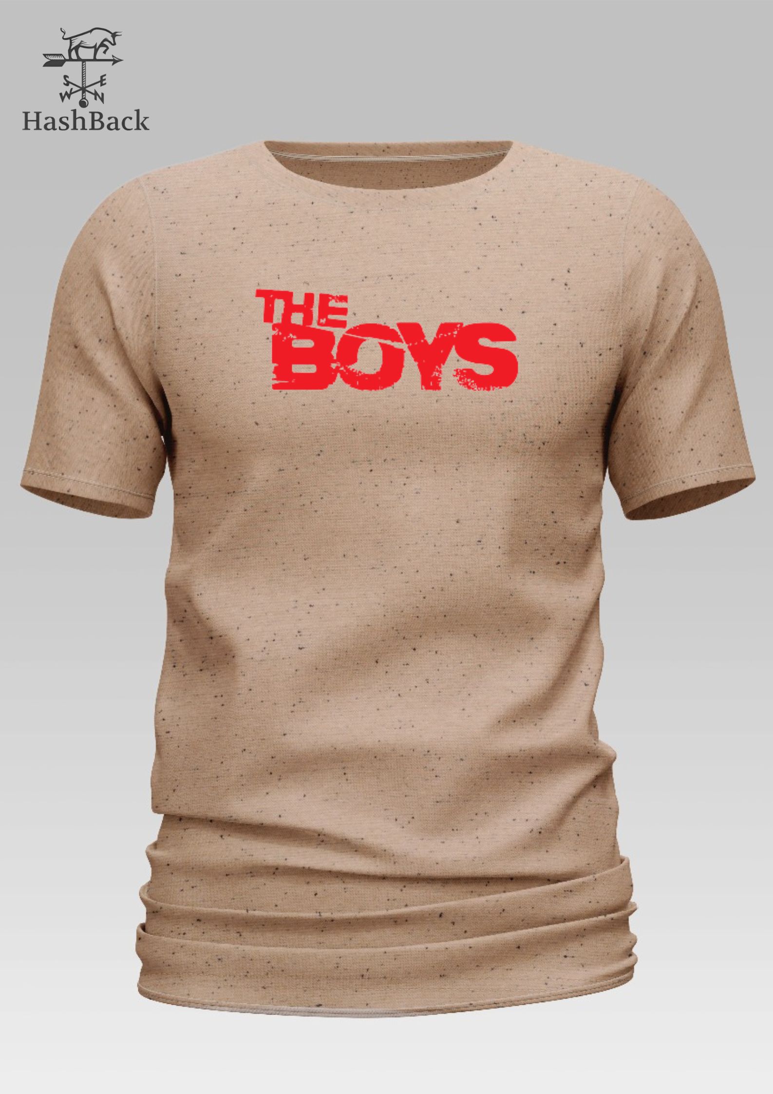 HashBack basic Oversized premium Tshirt For Men The Boys Printed
