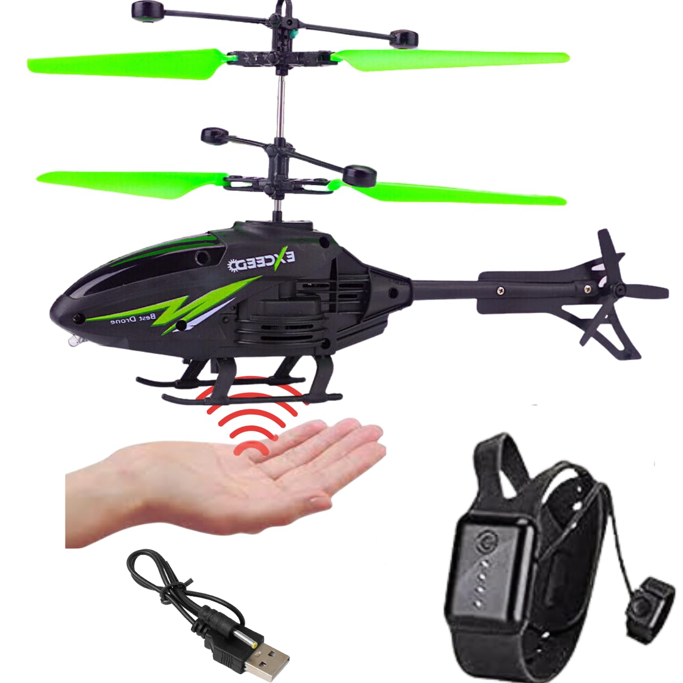 RC Helicopter with Remote Control – Rechargeable Flying Aircraft for Kids & Adults | Durable & Easy to Fly | Best Toy Gift