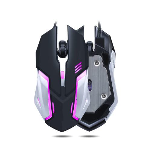 RGB Gaming Mouse with 7 light Wired Mouse For Laptop & Desktop Wired RGB Gaming Mouse USB Interface Optical Mute Mouse
