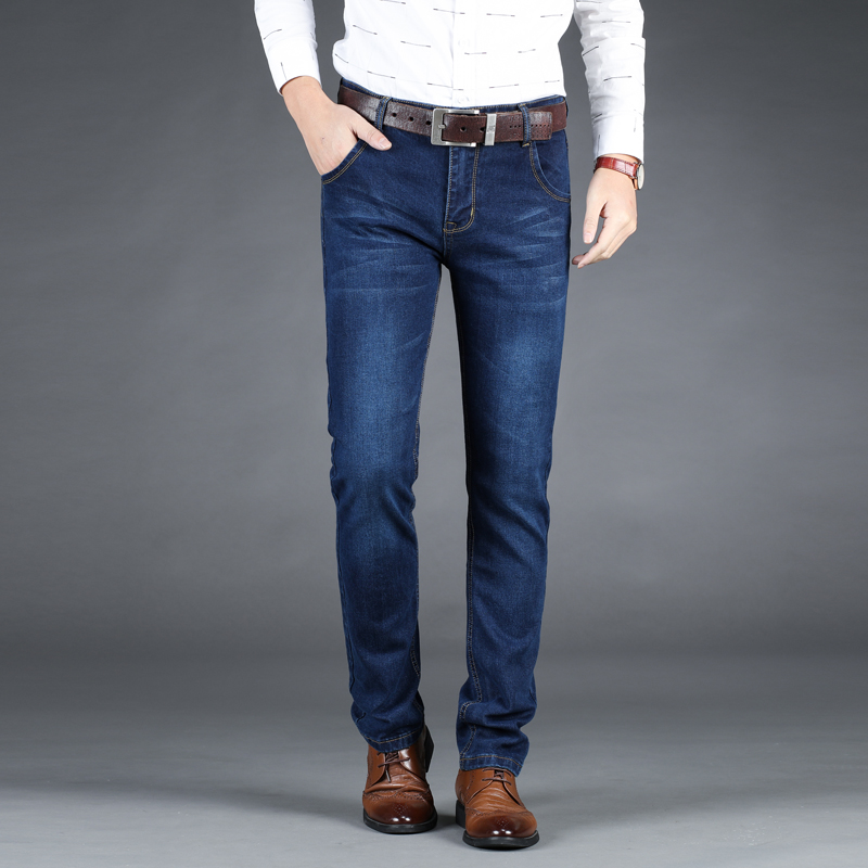 Pantalone Jeans Uomo Superleggero Classico, Bianchi 503 - Foto 10