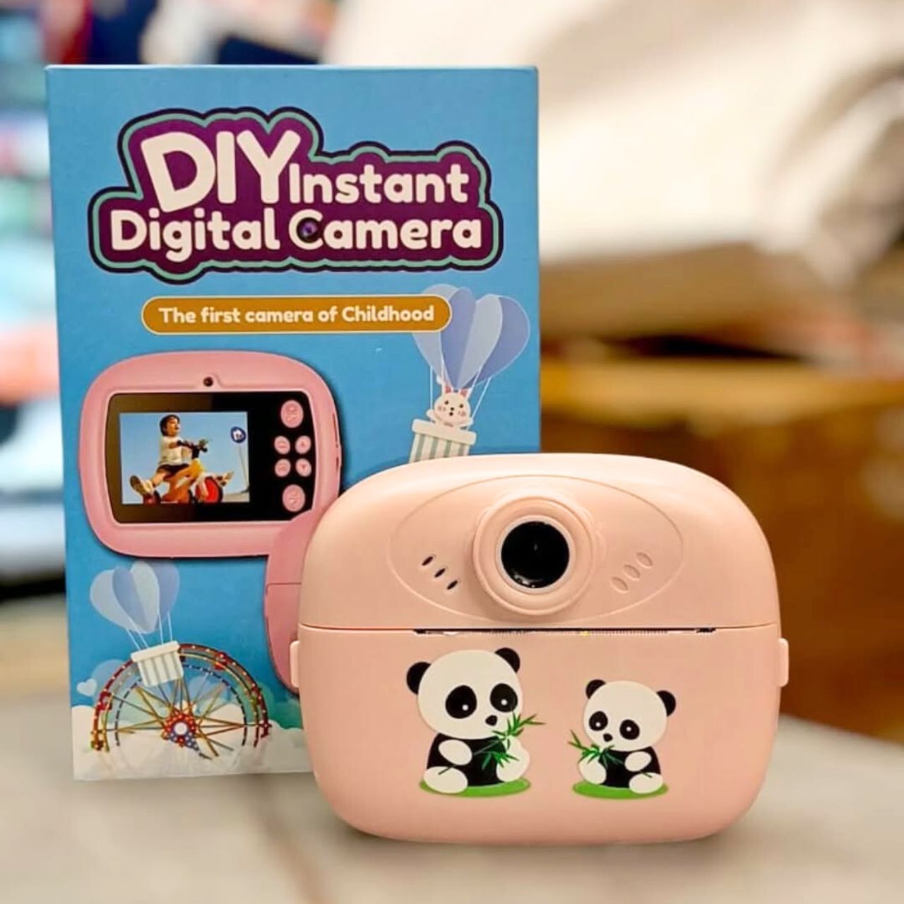 Smart Digital Dual Lens Instant Print Camera for Kids | 1080P Video Recorder & Selfie Camera with Thermal Printer | 2.4" IPS Screen | Mini Portable Camera with Games | Birthday Gift for Girls & Boys | Children’s Digital Camera Toy