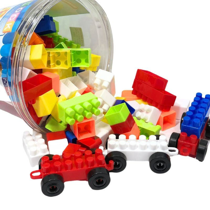 Small blocks bucket-Toys Building Blocks for kids Building Blocks Bucket Multicolor Big Size