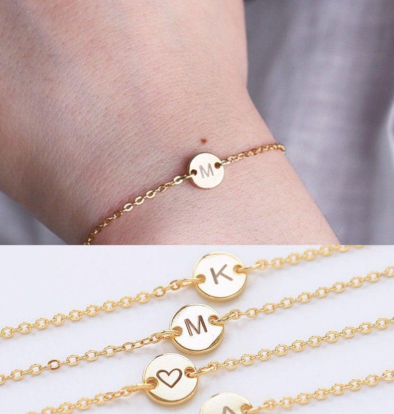 alphabet name bracelet