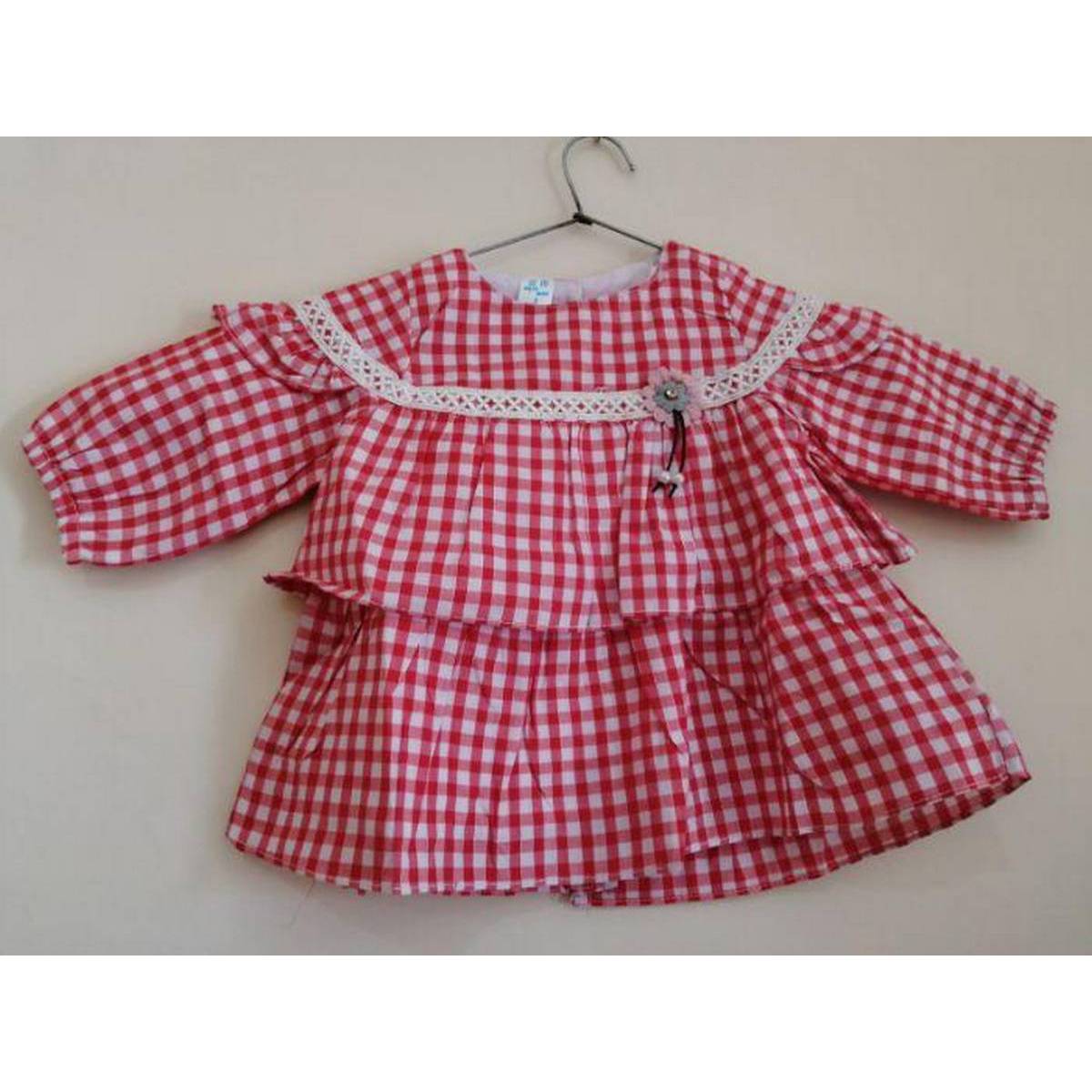 cotton check frocks
