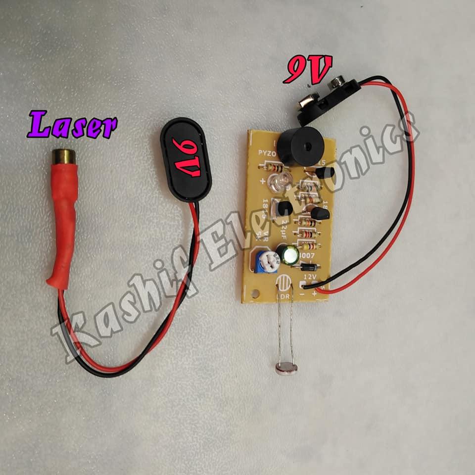 Laser Security Alarm Hobby Project