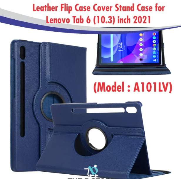 Case for Lenovo Tab 6 A101LV 10.3 inch-360 Degree Rotating Protective Stand Cover
