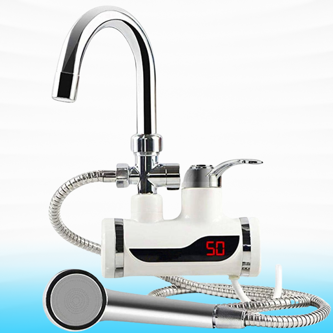 Instant geyser - Hot Water Tap with shower - Electric Water Heater ...