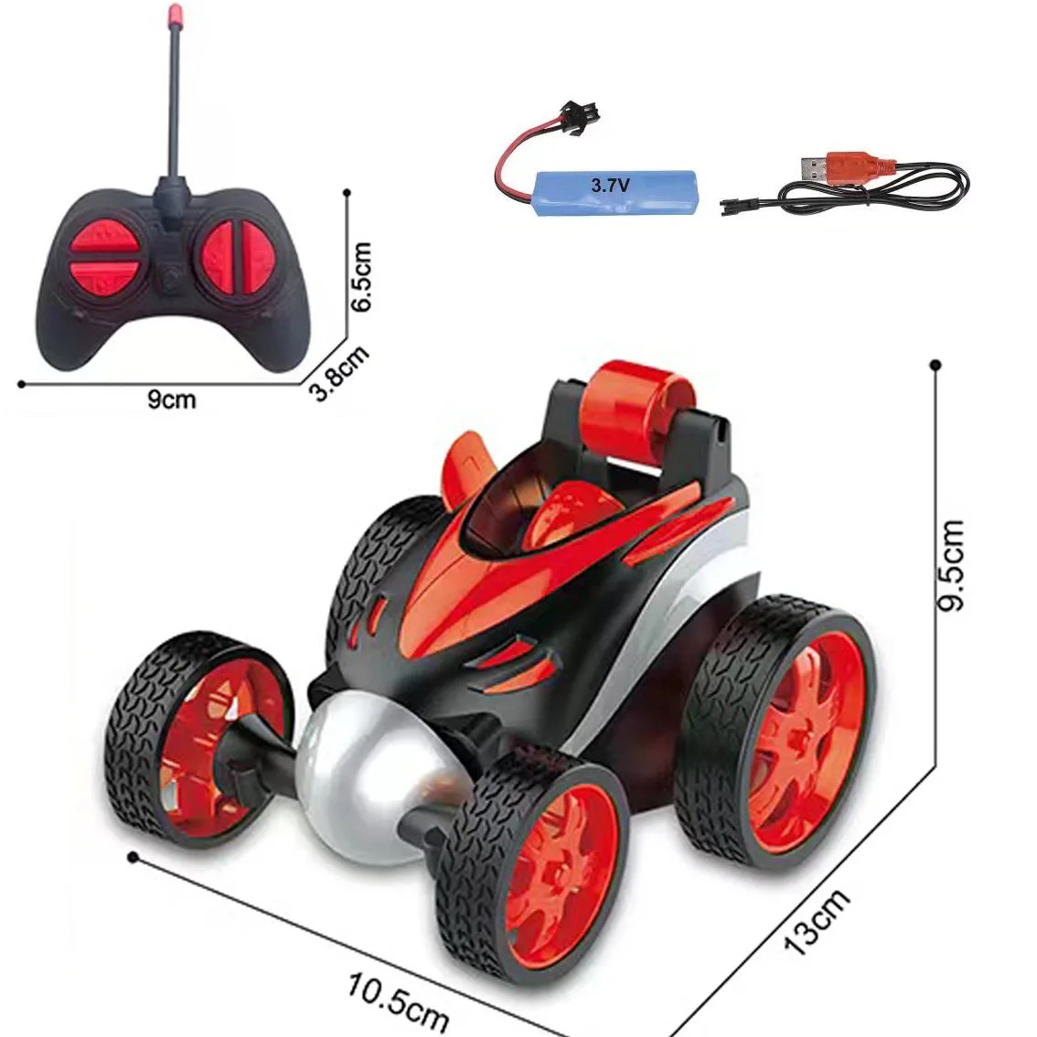 RC Stunt Car for Kids | Remote Control Toy Car with 360 Degree Rotation | Battery Operated Rechargeable Stunt Car | Dancing Stunt Car and Electric Race Car