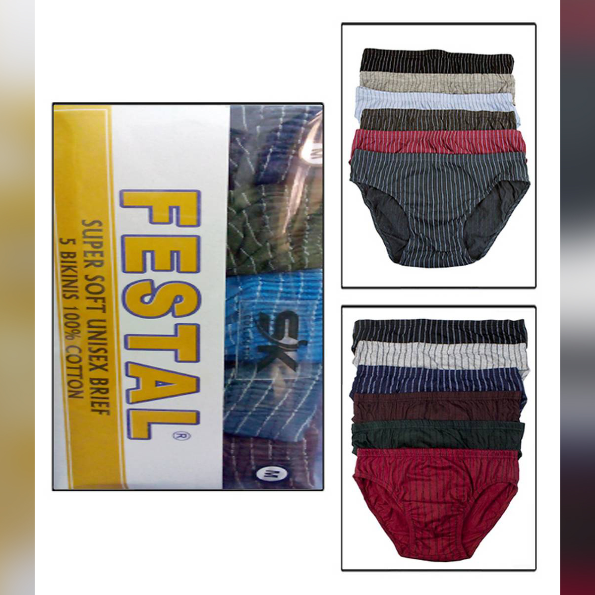 Pack of 5 –Branded Underwear for Men/Boys