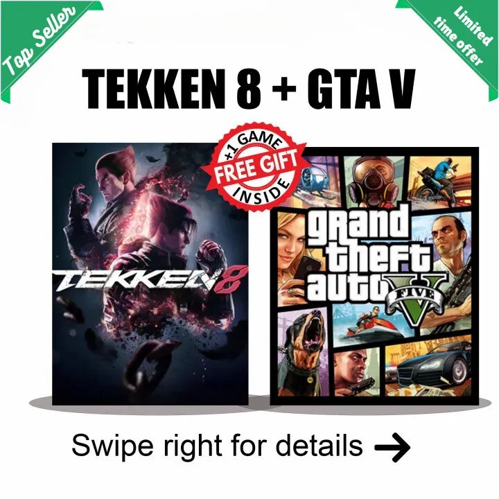 Bundle of 2 PC Game - QR Code Included with Home Delivery + SPECIAL GIFT