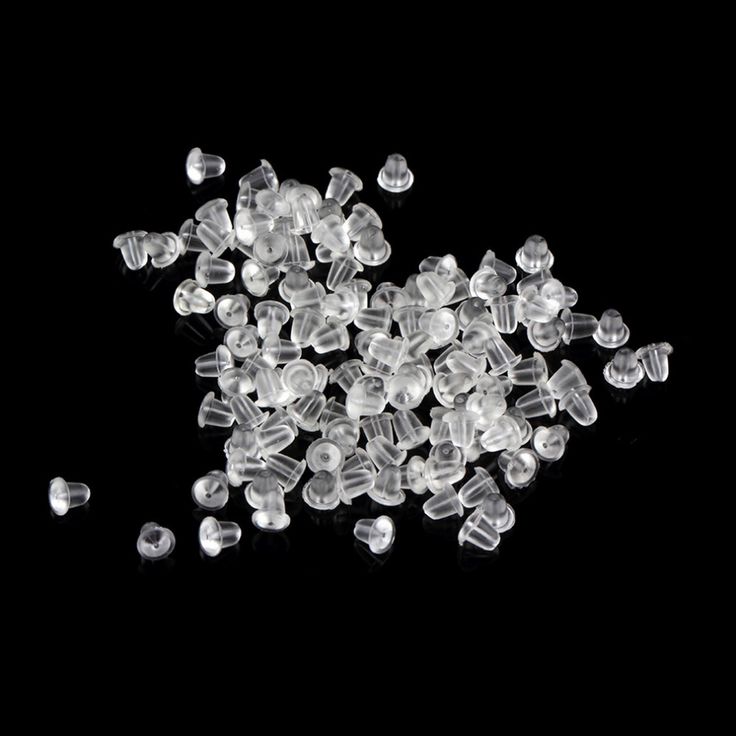 100pcs Earring Back Stopper Set –Bullet-Shaped Jewelry Making Accessories