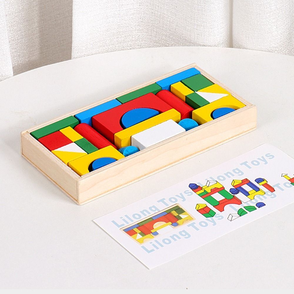 Mini Castle Wooden Building Blocks