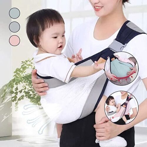 Baby Carrier Lightweight Breathable Baby Carrier Labor-saving Infant Sling Wrap Backpack Adjustable Straps Baby Carriers Pouch Bag Front Rider