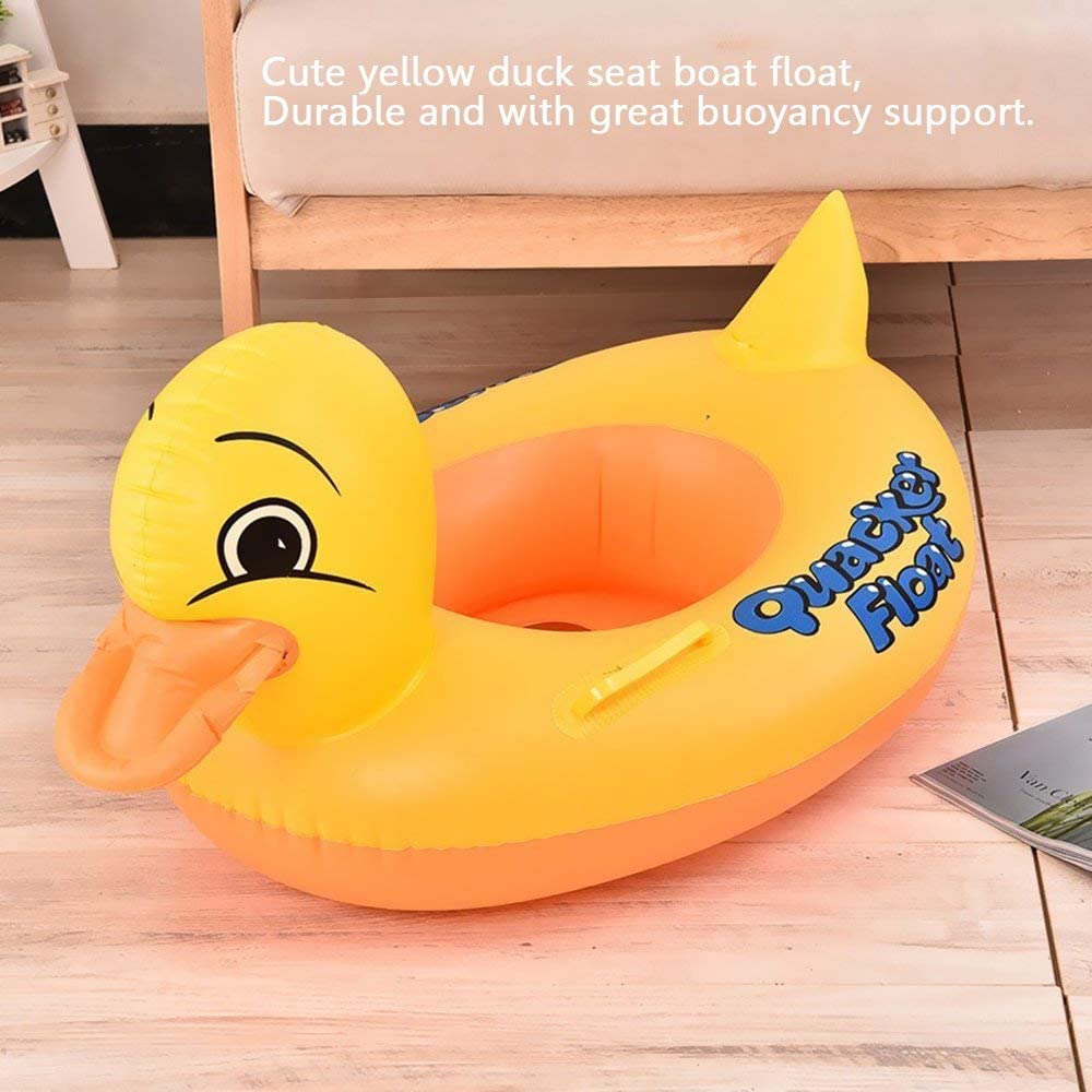 Small Duck Floaties Inflatable Rubber Duck Pool Float Yellow Duck