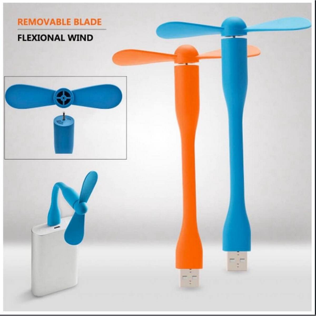 Bendable, Portable & Flexible Mini Cooling USB Fan FOR Mobile OTG Power Bank Notebook Laptop Desktop PC Desktop (1 PIECE)