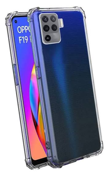 Oppo F19 Pro Anti-Shock Four Corner Bumper Open Camera Protection 1.3mm Air Bag Soft Transparent Jelly-Clear