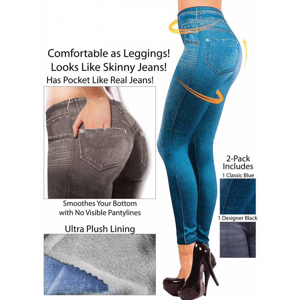 High Waist Warm Jeans Leggings Autumn 