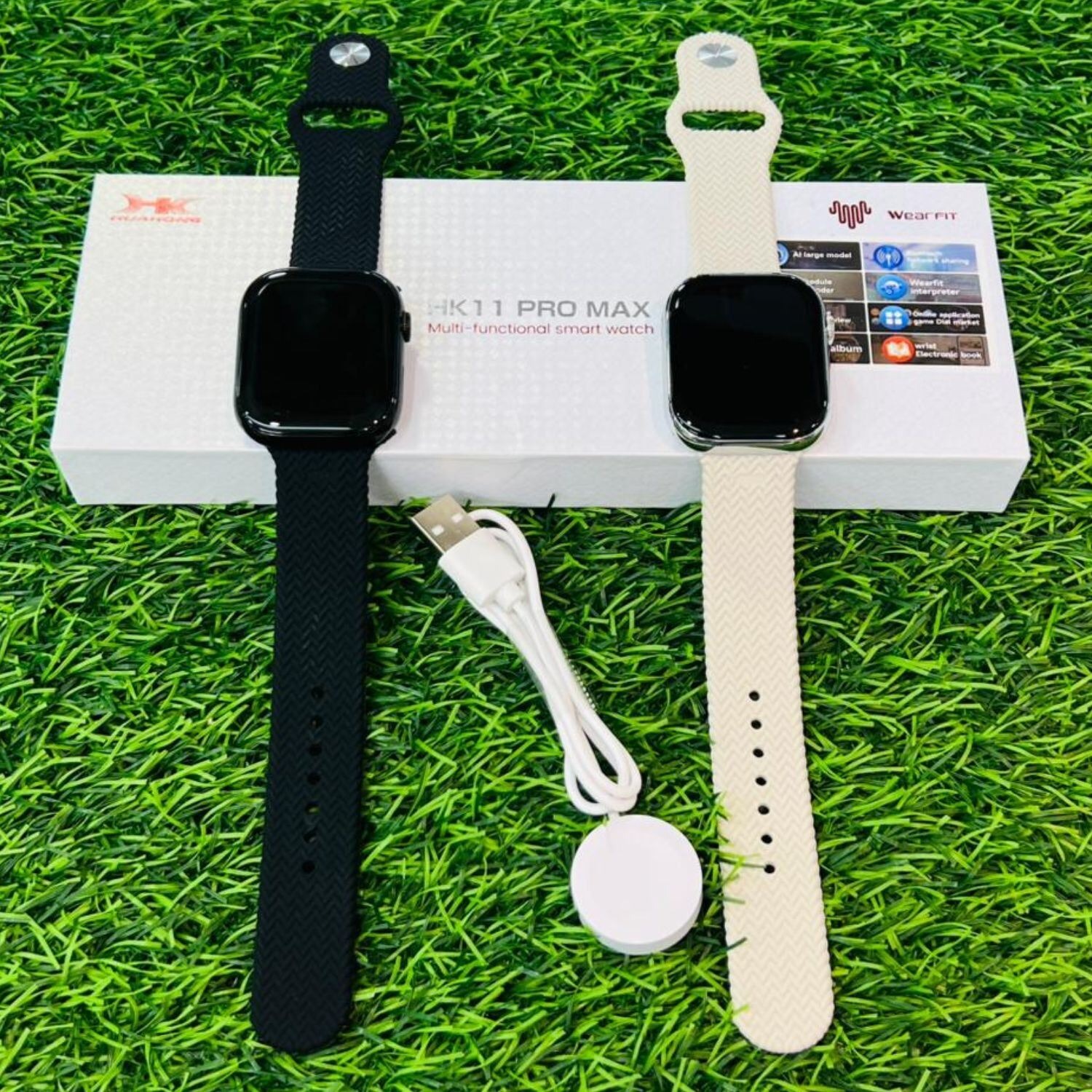 HK11 Pro MAX AND HK11 PRO B  digital Watch 2.02” AMOLED Display Bluetooth Calling NFC Fitness Tracker