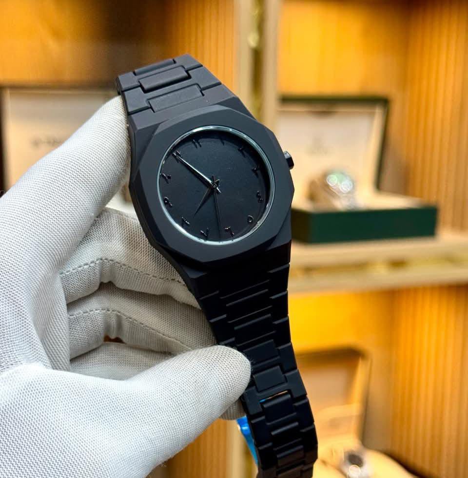 black arabic aura fiber chain watch waterproof 100% Original watch
