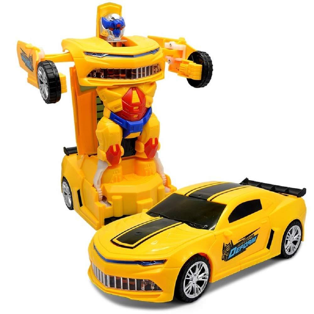 2 in 1 Transformer Police Robot Toy Car with light and sound