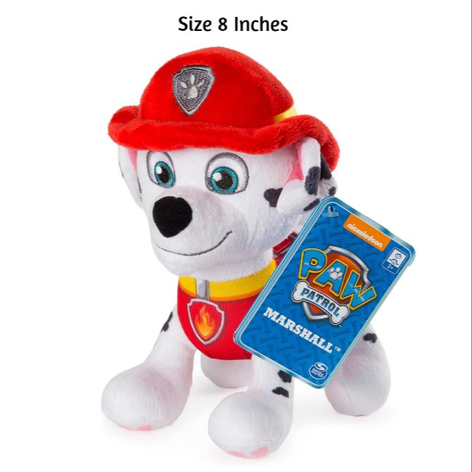 Paw Patrol Official Plush Toy Set – Soft & Cuddly Stuffed Animal Action Figures Bundle (Chase, Marshall, Skye, Rubble, Zuma, Rocky)