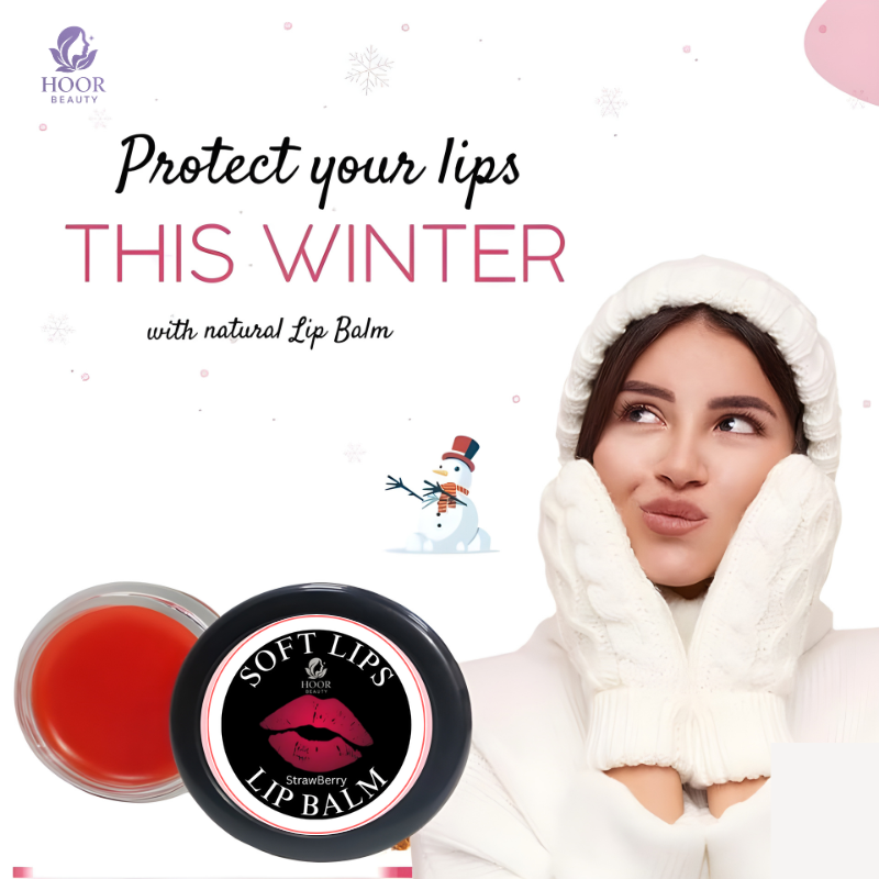 Pink Strawberry Lip Balm | Natural Lip Softener & Brightener