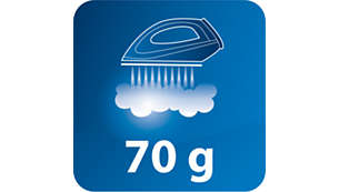 Steam boost up to 70g