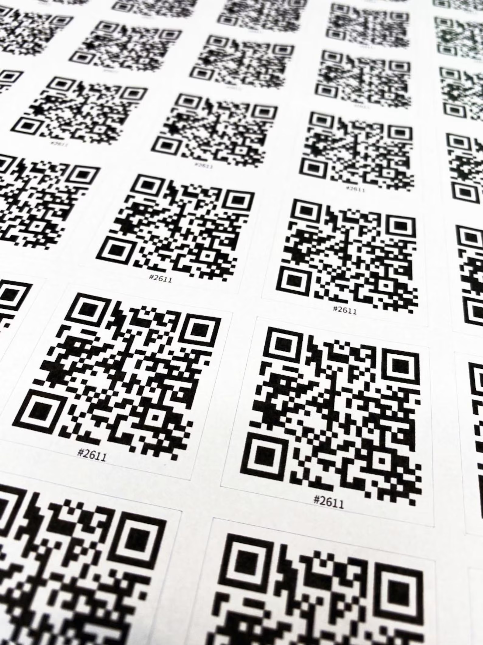 80 Custom QR Code Stickers, Homepage URL, Packages, Brand Name Stickers, Labels, QR Code Link, Instagram, YouTube