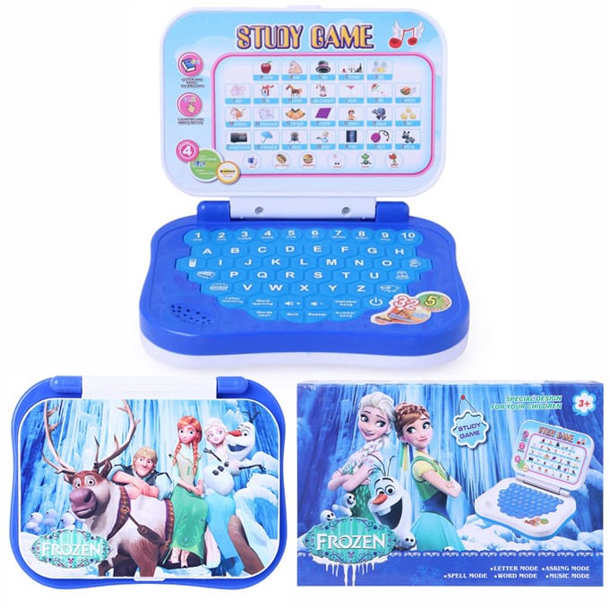 Kids Boy Girl Cute Fun Animals Cartoon Laptop Device with Music Early Learning Educational Toy Playset
