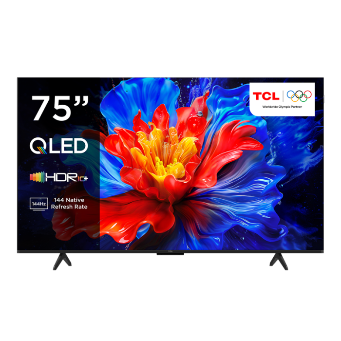 TCL P8K 75-Inch QLED 4K TV 144Hz Refresh Rate Dolby Vision & Atmos