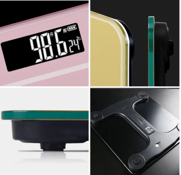 Upto 180kg iScale Weight Machine - Digital Heavy Duty Electronic Weighing Scale with Dual LED Display - Heavy Electric Weight Machine With Durable Steel Quality - For Home & Personal Use - Black/Golden/Pink/Silver
