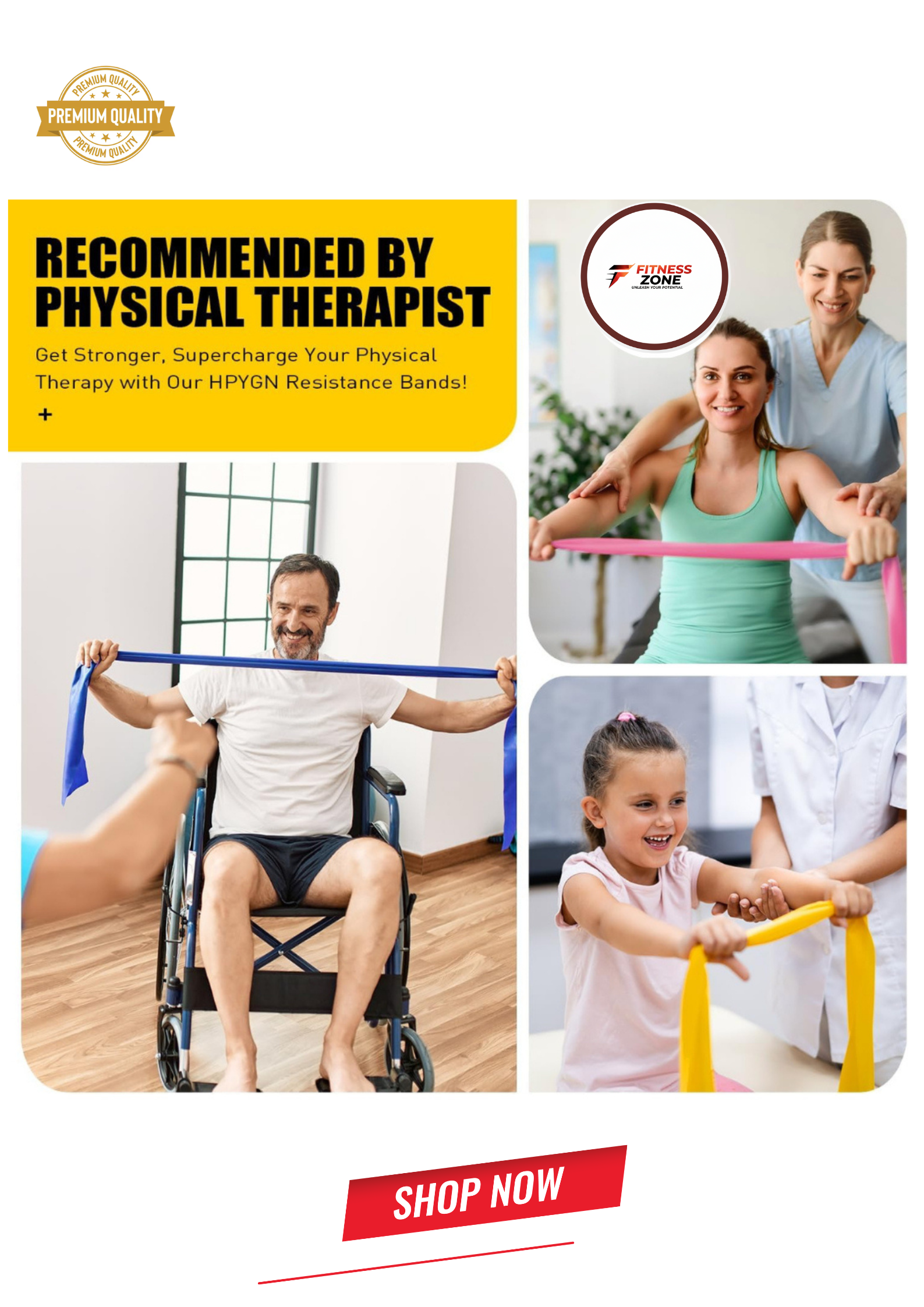 Resistance Loop Bands Set of 3 – Light, Medium & Heavy Mini Exercise Bands for Men & Women | Glute, Leg & Arm Workout, Warm-Up, Yoga & Stretching | Home Gym | Colour-Coded