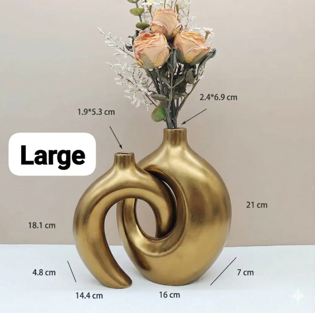 Creative Design Vase Ornaments Artistic Style, Decorations Suitable for Fireplace, Bedroom, Kitchen, and Living Room Decoration, office and theme based area