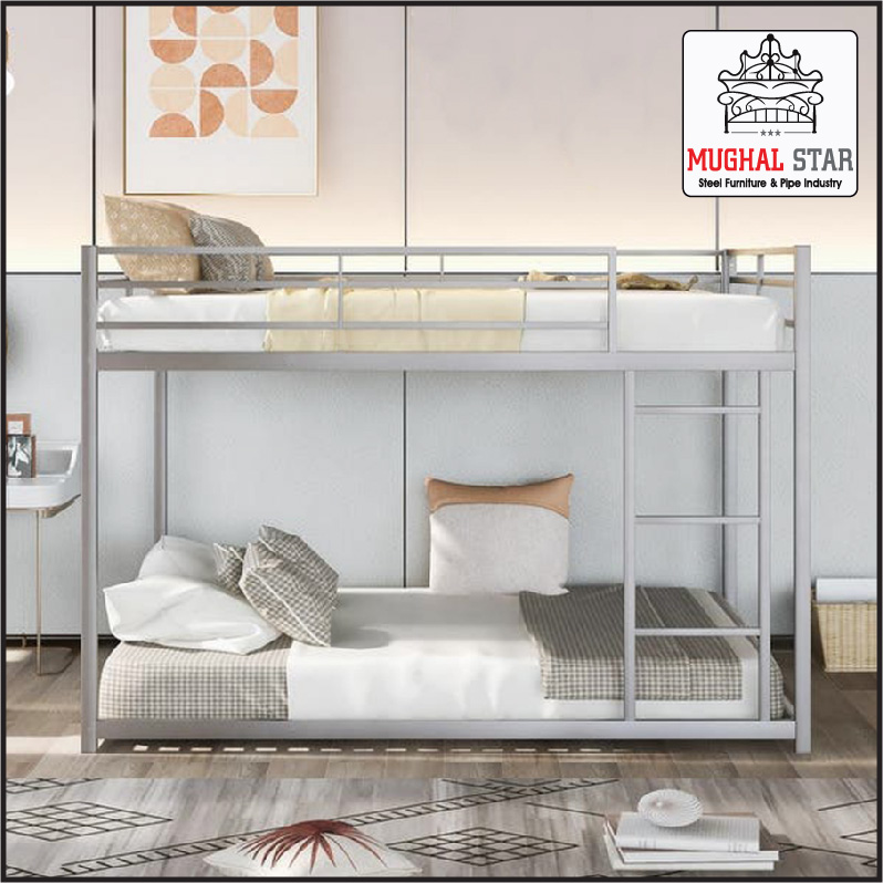 Twin Bunk Bed, Bunk Bed, 2 Story Bunk Bed, Mughal Star Steel Furniture