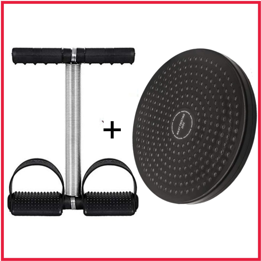 Tummy Trimmer Single Spring & Twister Plate Disc High Quality Weight Loss Exercise Machine For Home Gym