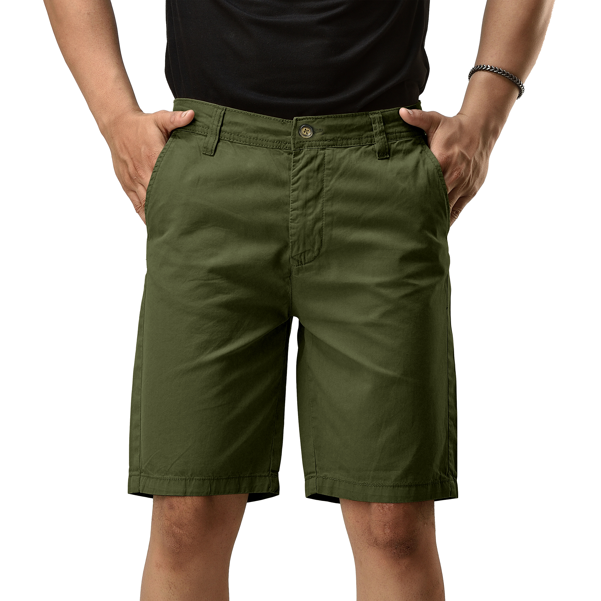 Hashback Summer Shorts for Men - Premium Quality Cotton Shorts - Stretchable Fabric