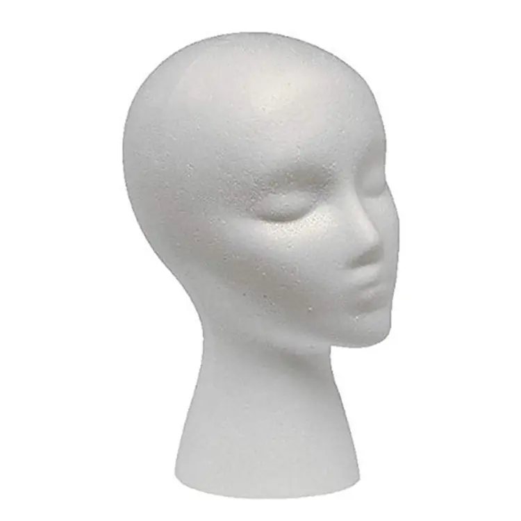 MN-062 Realistic Female Mannequin Head Form With Pierced, 51% OFF