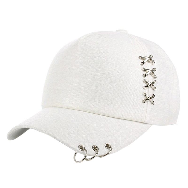 KPOP Hat Piercing Ring Baseball 