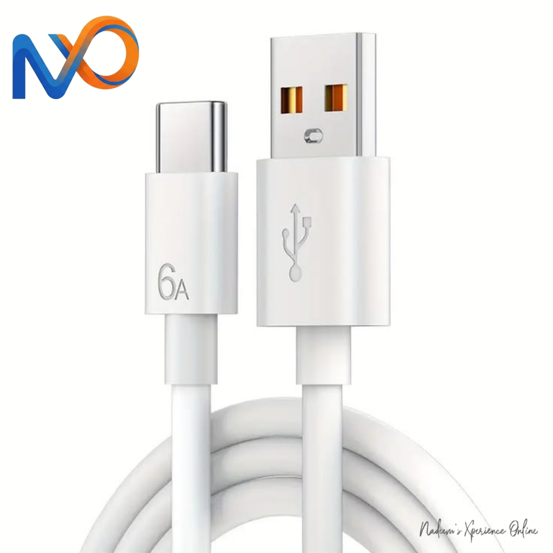 Multi-Connector Fast Charging Cable 8600 Lightning / USB-C / Micro USB Compatible USB 3.0 Data Sync & Rapid Charging Elegant White Color Design price in Pakistan