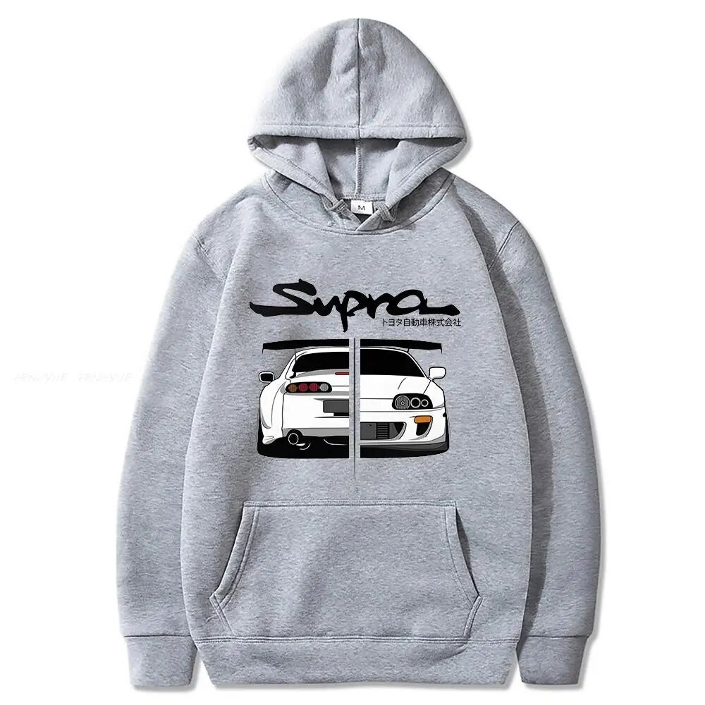 SUPRA Printed Fleece Hoodie – Stylish Winter Pullover for Men  Premium Streetwear Comfort