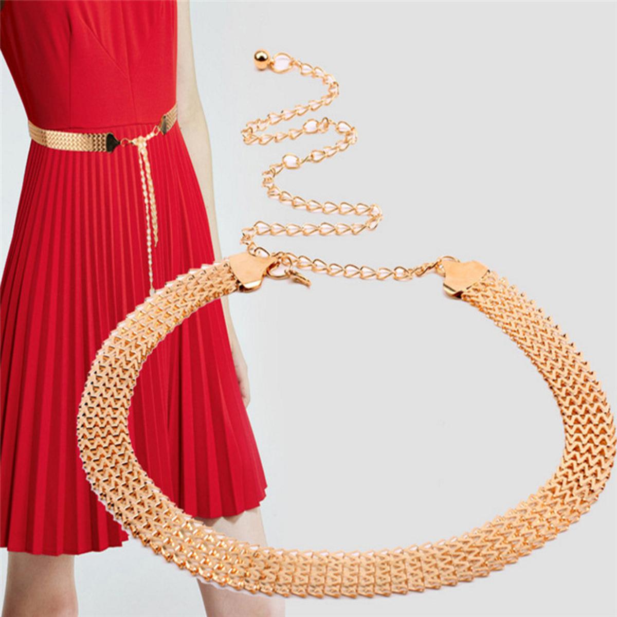 Gold chain shop waist belt