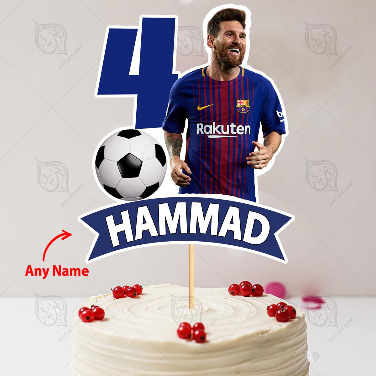 Barcelona Football Fresh Cream Cake CB-RC097 – Cake Boutique