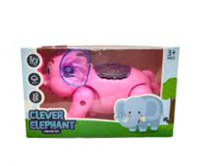 Bump and go Elephant Toy (lights and music) Box packed